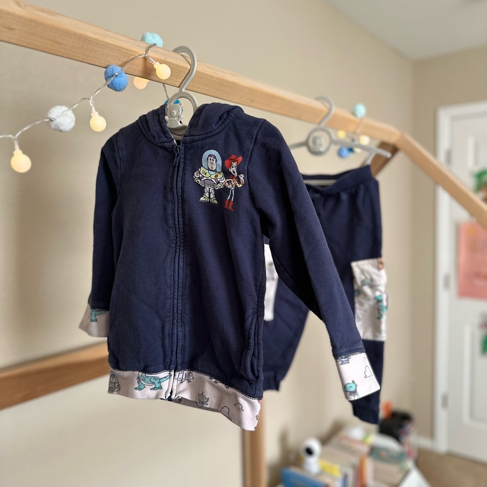 Navy Blue Hoodie and Pants Set Toy Story